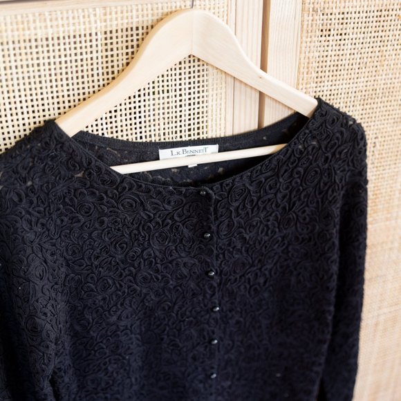 LK Bennett Black Cardigan - Picture 2 of 3